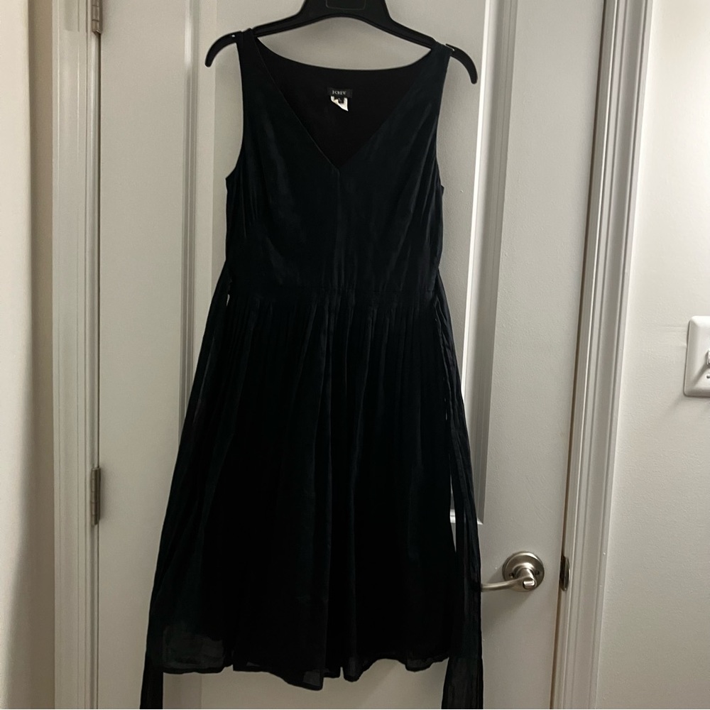 J.CREW | Sleeveless black cocktail dress | size 2P